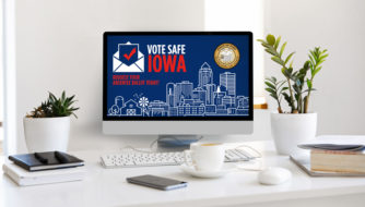 Vote Iowa Illustration